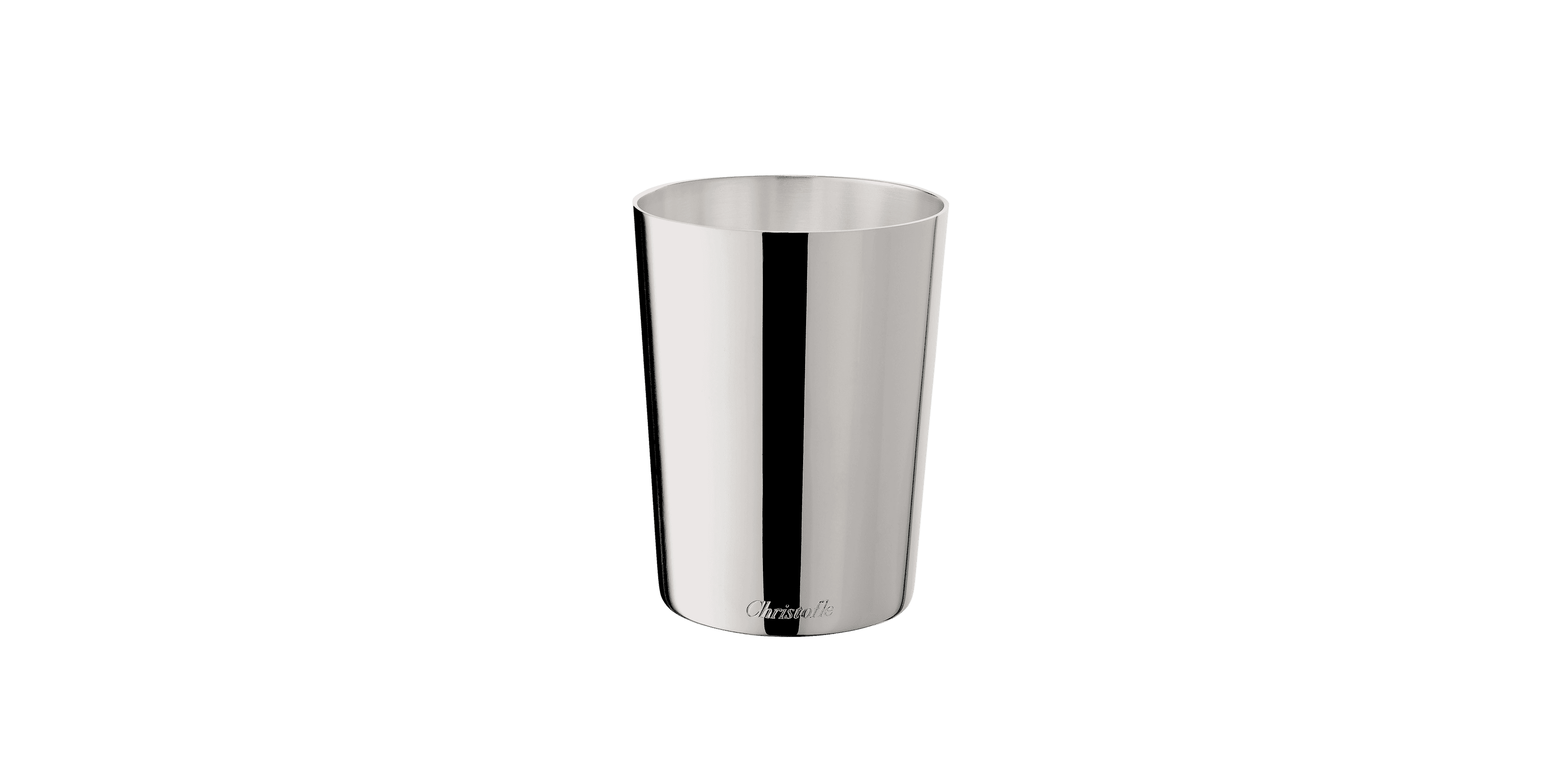 Christofle Uni Silver Plated Pencil Cup