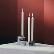 Christofle Perspectives Aluminium Candle Holder