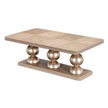 Michael Amini West Kensington Rectangular Dining Table - Sea Salt Caramel