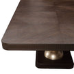 Michael Amini West Kensington Rectangular Dining Table - Medium Espresso