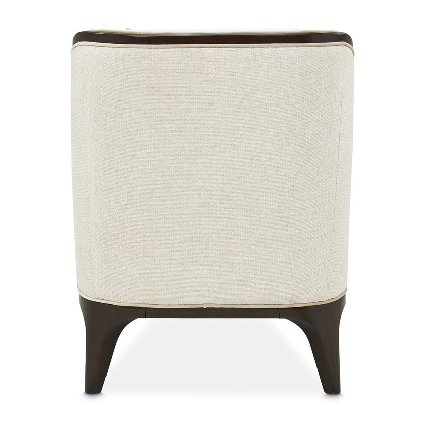 Michael Amini Paris Chic Accent Chair - Cremini/Espresso