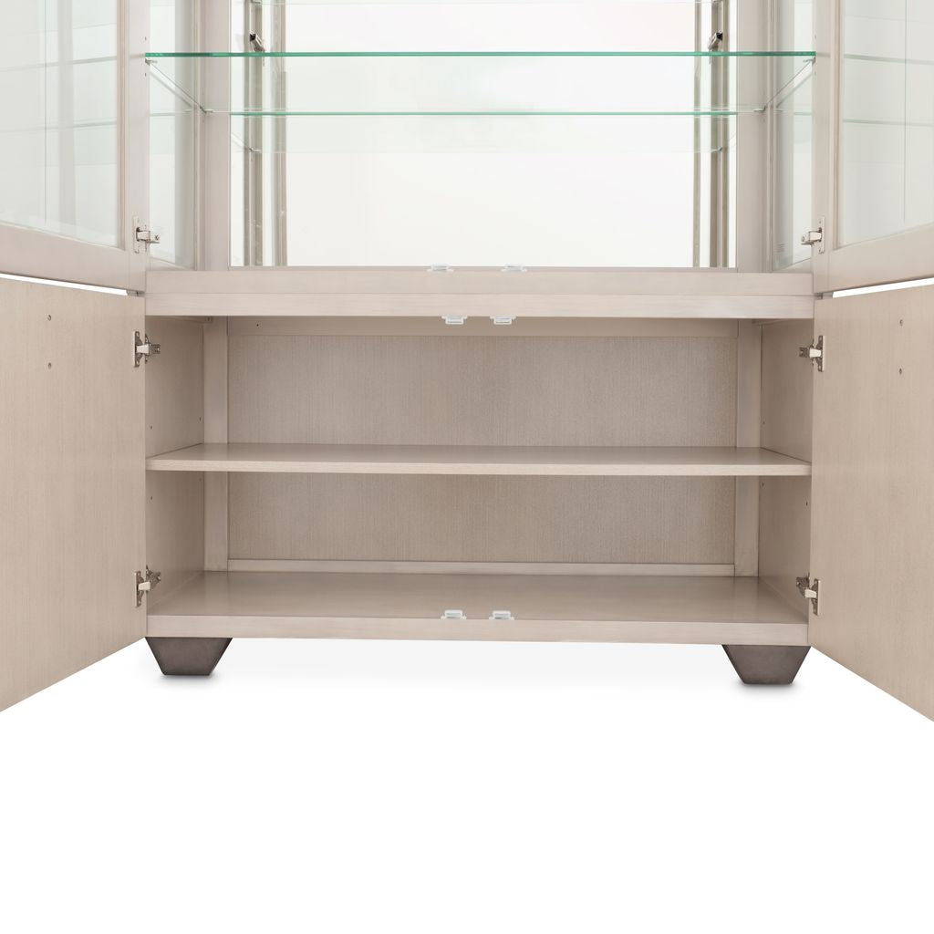 Michael Amini Fantosini Display Cabinet - Silver Mist