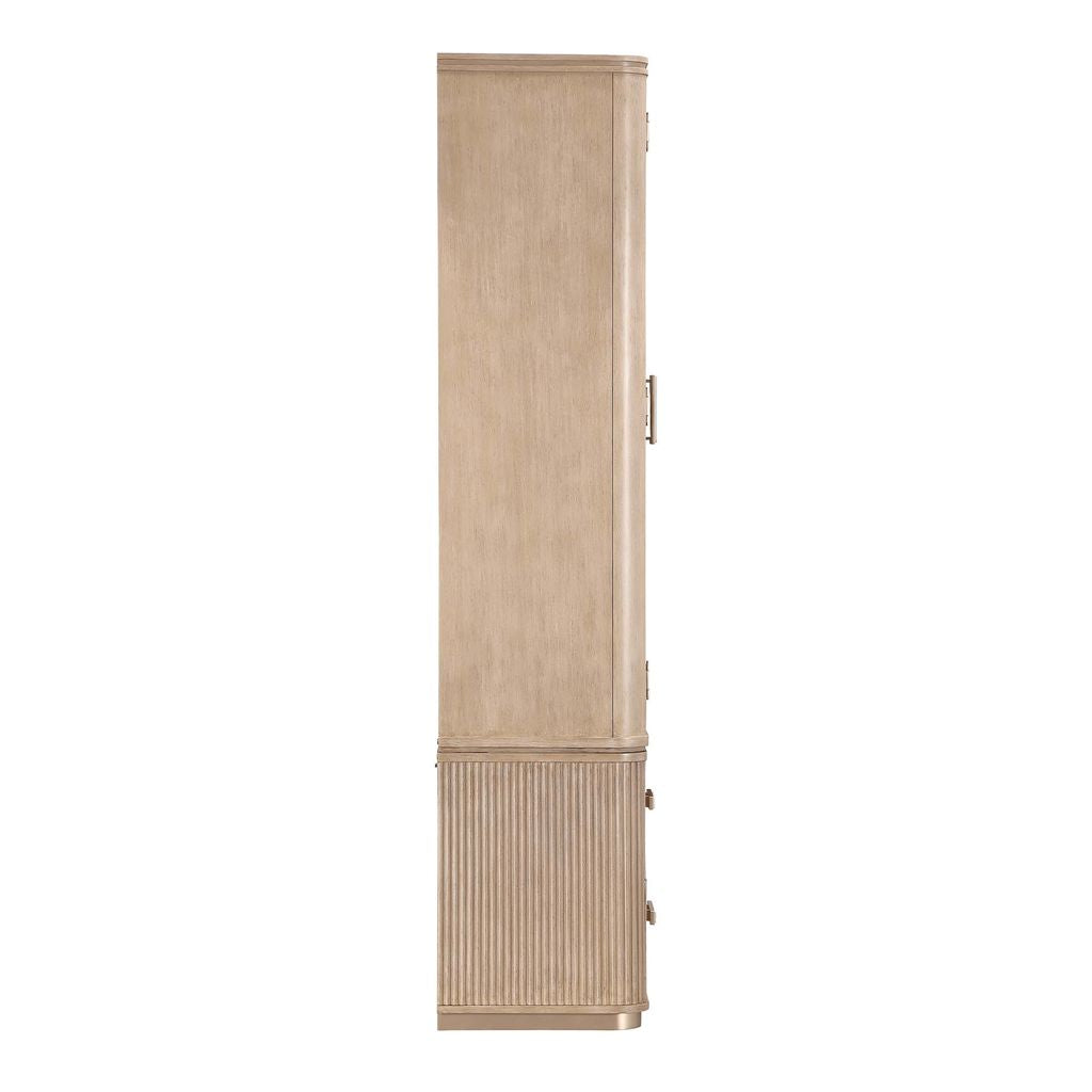 Michael Amini West Kensington Display Cabinet - Sea Salt Caramel