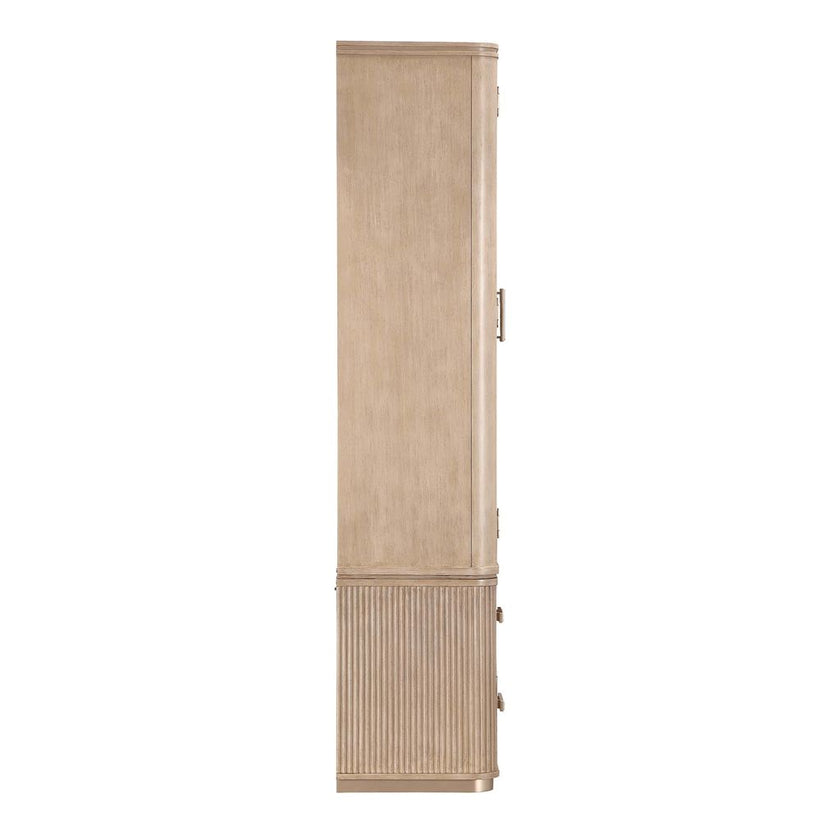 Michael Amini West Kensington Display Cabinet - Sea Salt Caramel