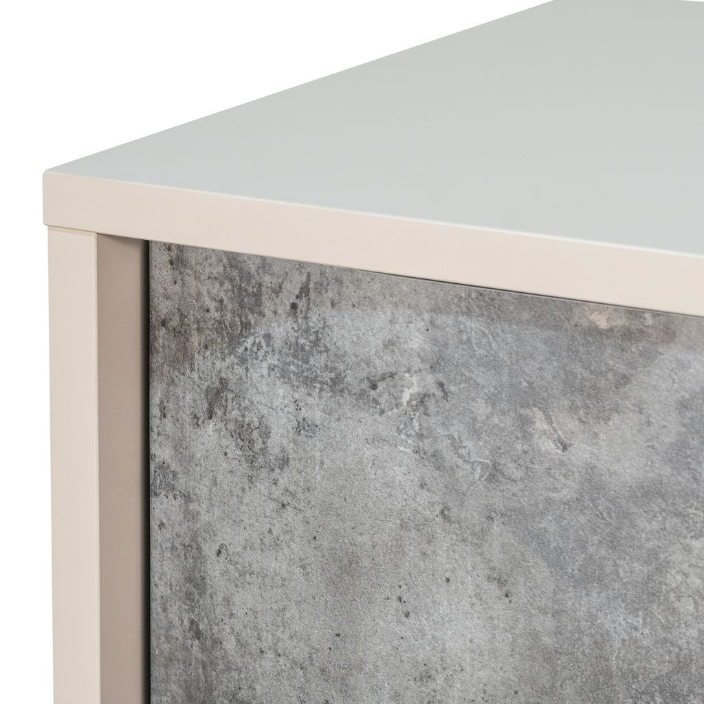 Michael Amini Pavira 5-Drawer Chest - Stone