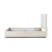 Michael Amini Pavira Bed with LED Lights - Stone