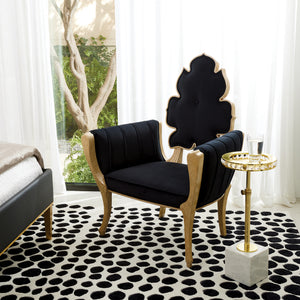 Global Views Black Wiggle Chair