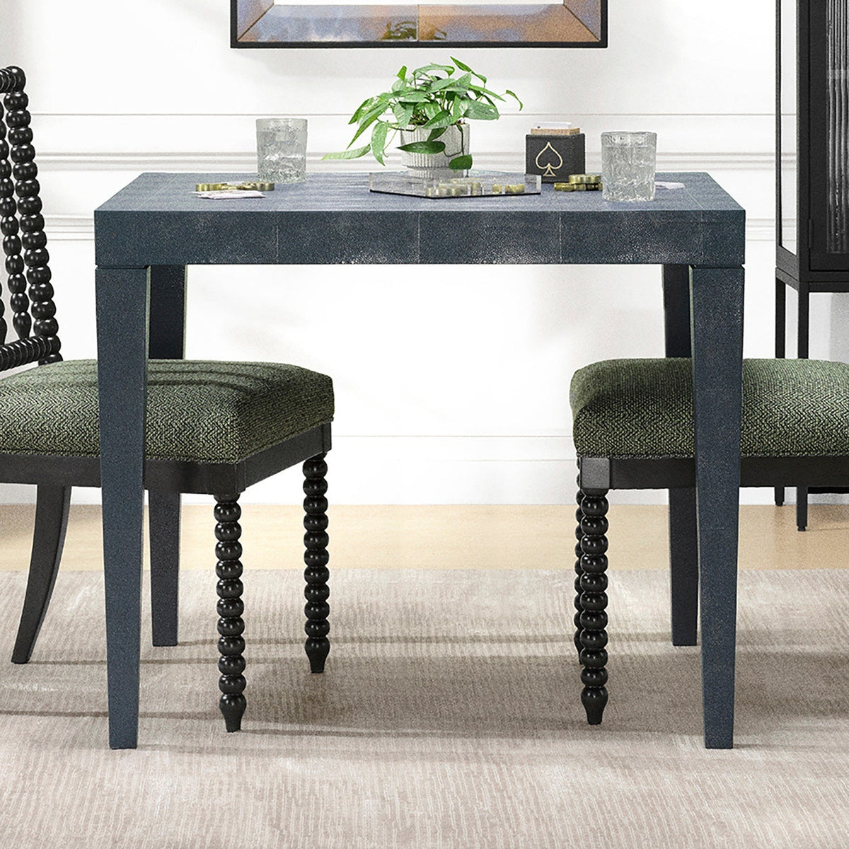 Halston Textured Lyocell Striped Area Rug