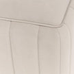 Michael Amini Amaryllis Velvet Accent Bench - Taupe/Chrome