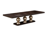 Michael Amini West Kensington Rectangular Dining Table - Medium Espresso