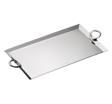 Christofle Vertigo Silver-Plated 10' x 5.5' Mail Tray