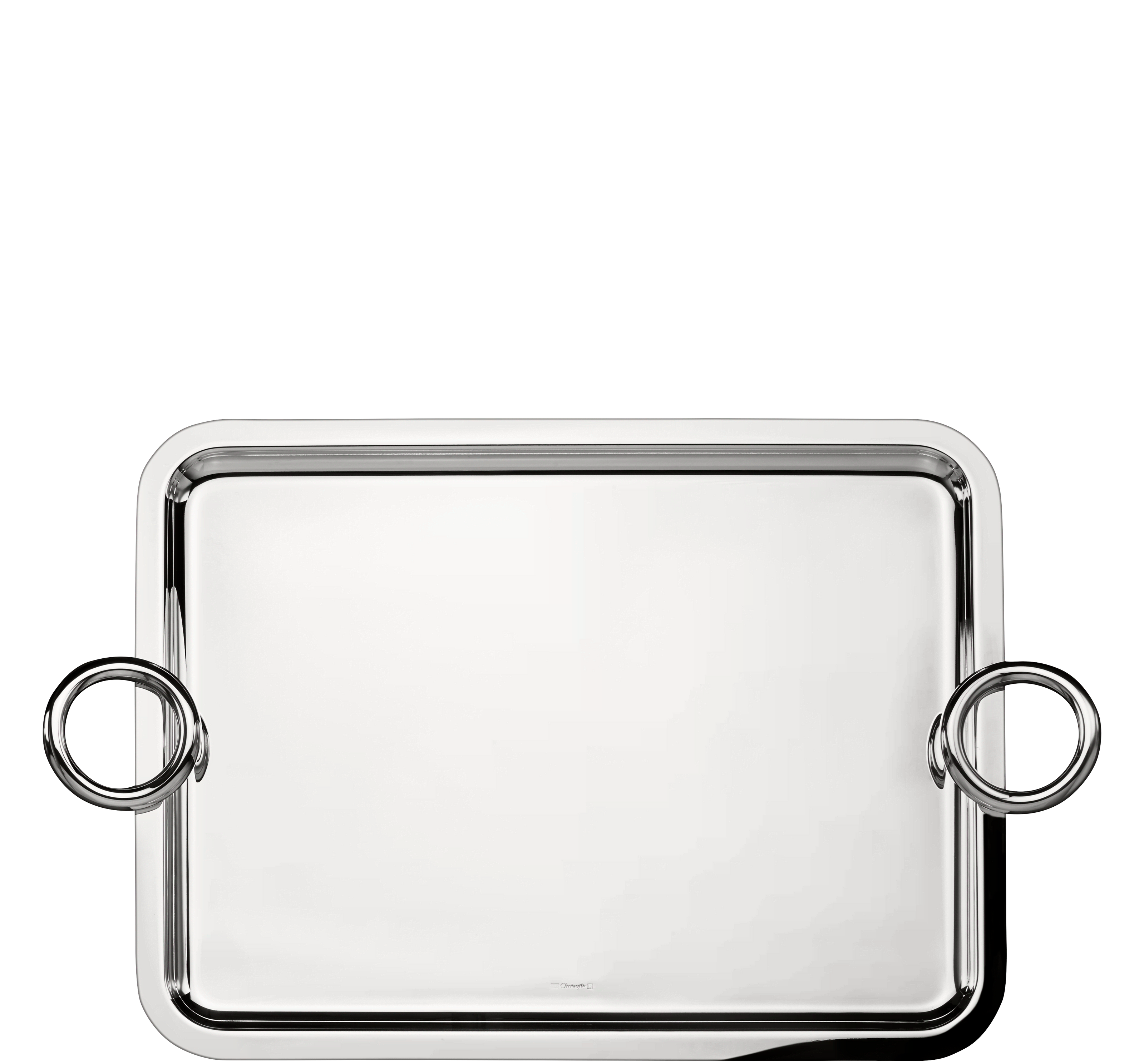 Christofle Vertigo Large Silver-Plated 16' x 12' Tray