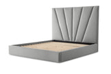 Michael Amini Rose Lift Up Storage Bed - Gray