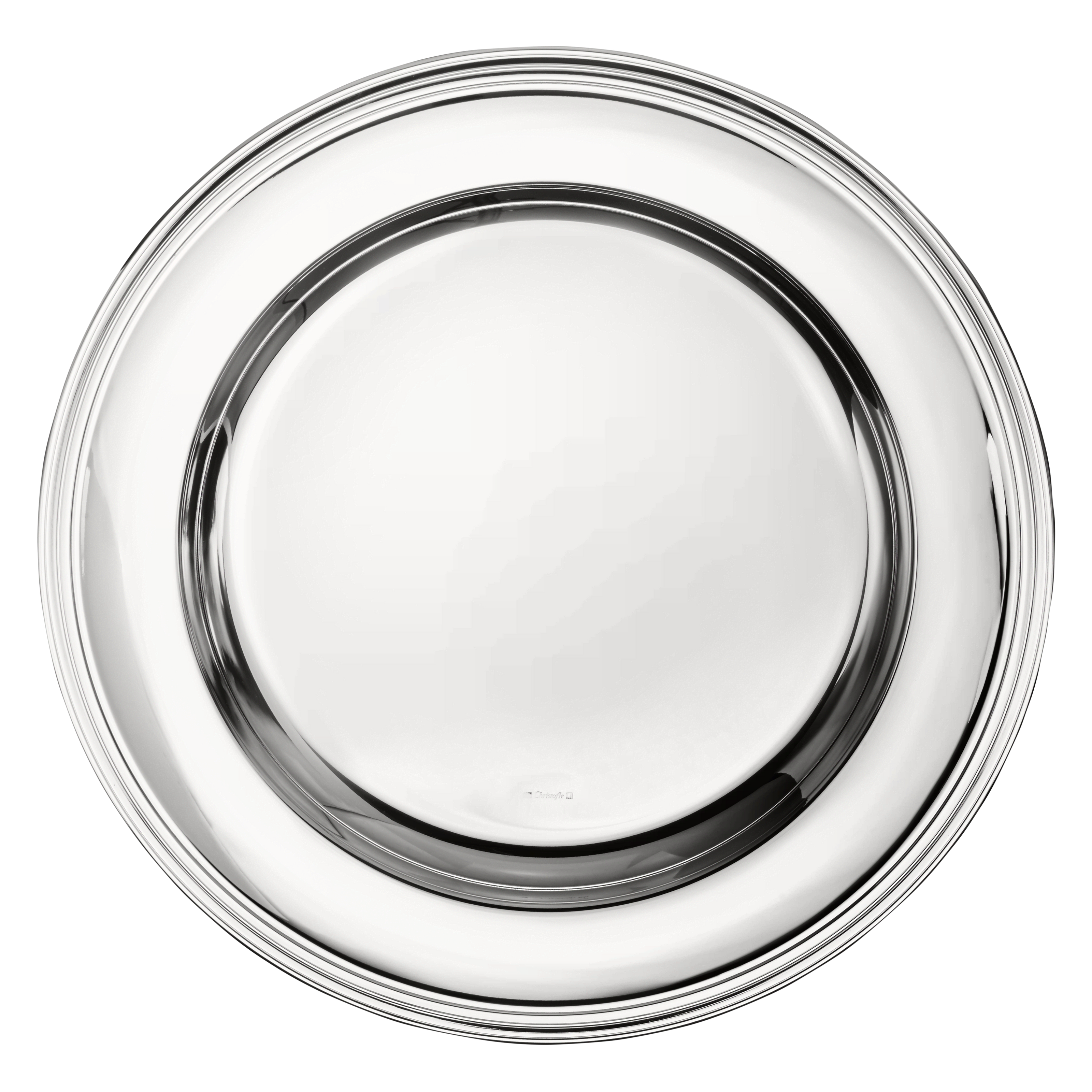 Christofle Albi Silver Plated Round Platter 40 Cm