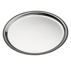 Christofle Malmaison Silver Plated Round Tray