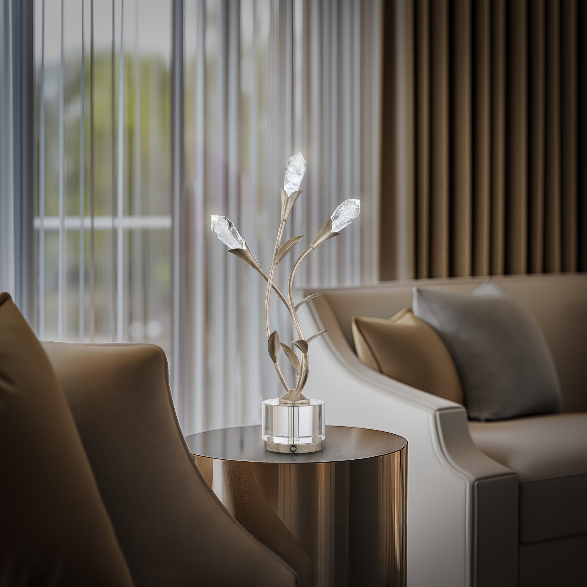 Schonbek Secret Garden 3-Light LED Table Lamp
