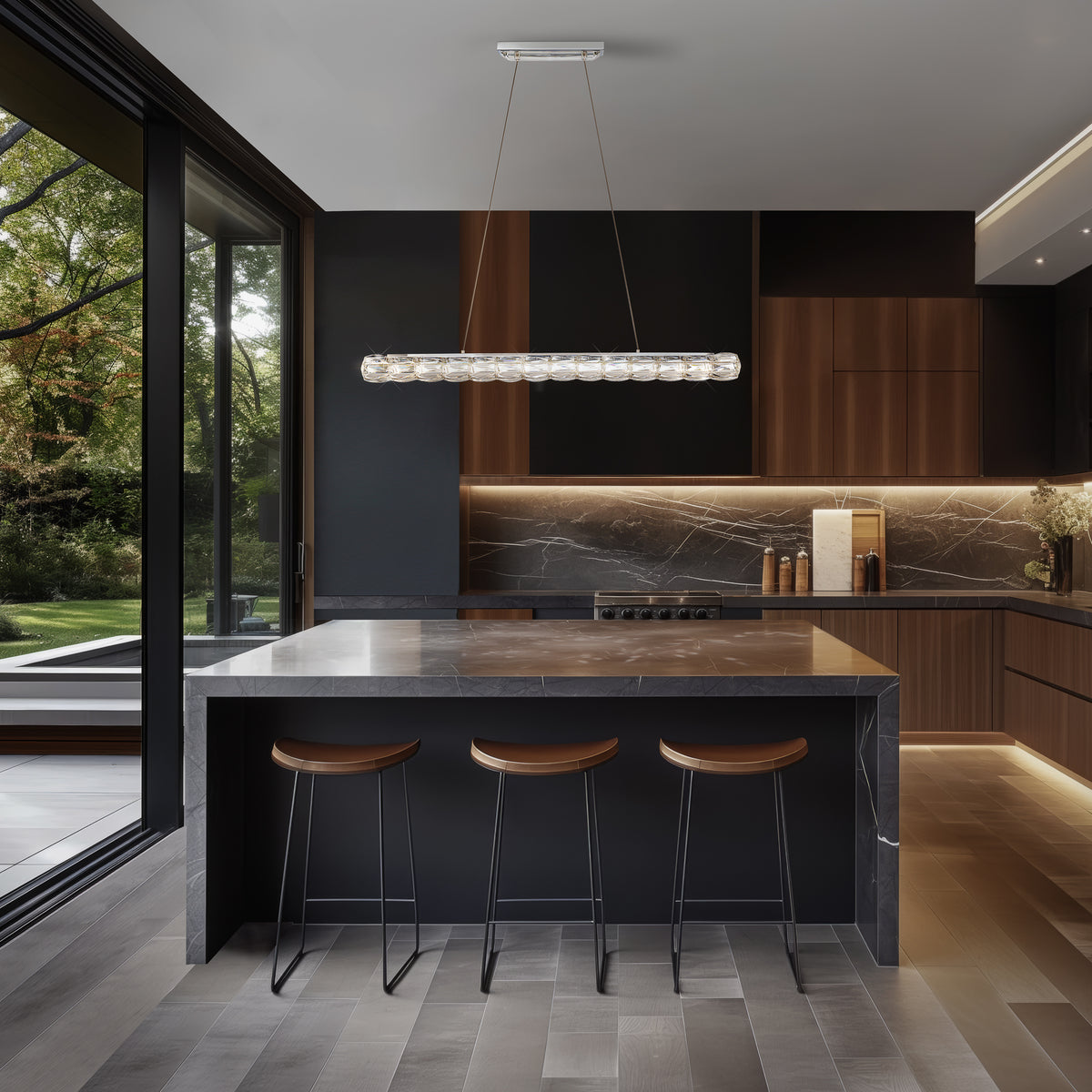 Schonbek Verve LED S2643 Linear Pendant