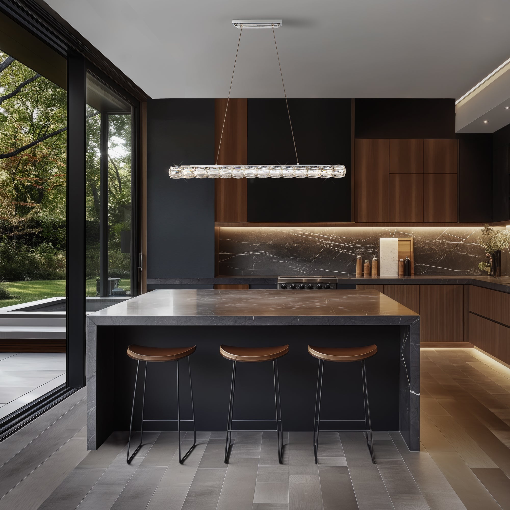 Schonbek Verve LED S2643 Linear Pendant