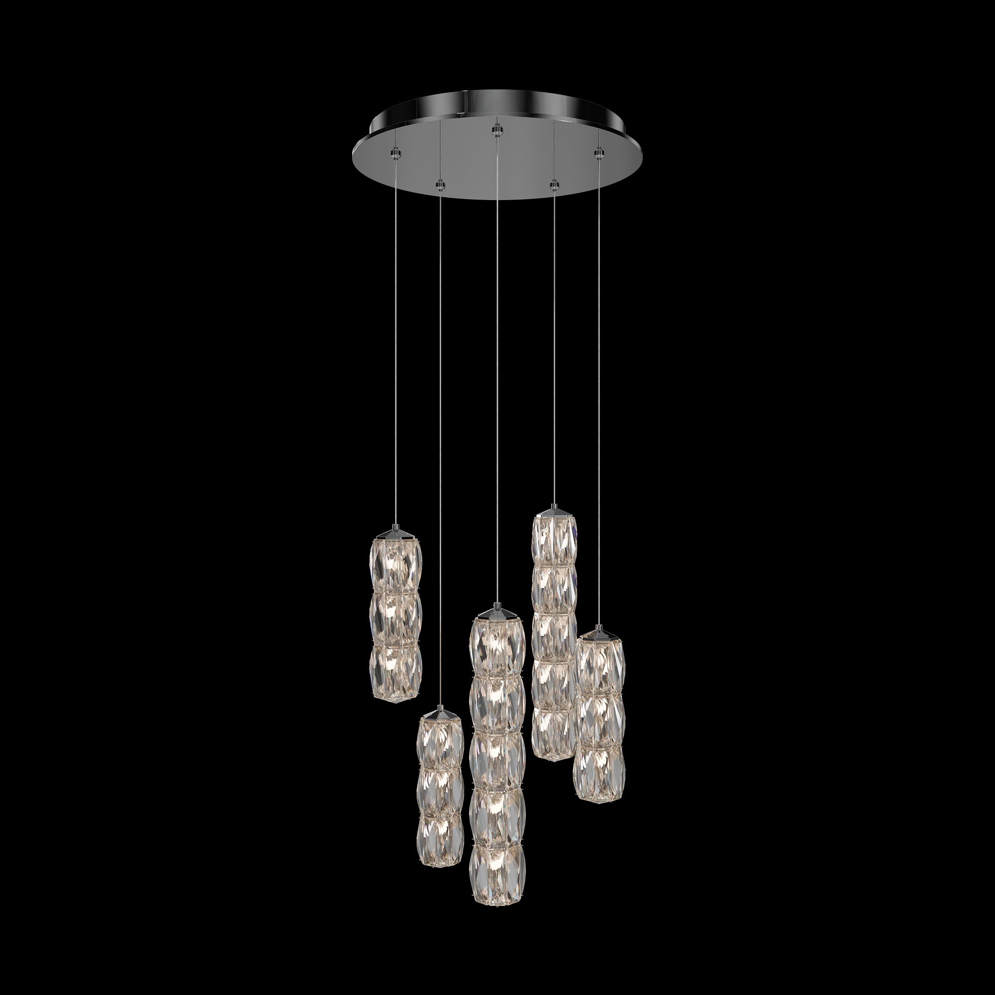 Schonbek Verve 5-Light Round Multi-Light Pendant