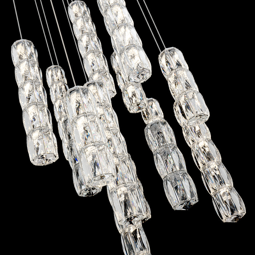 Schonbek Verve 15-Light Round Multi-Light Pendant