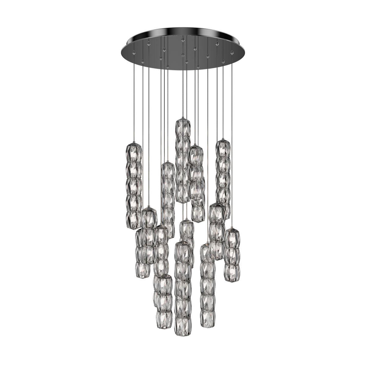 Schonbek Verve 15-Light Round Multi-Light Pendant