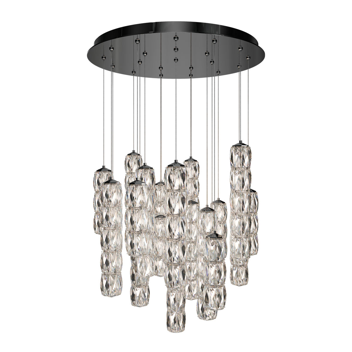 Schonbek Verve 21-Light Round Multi-Light Pendant