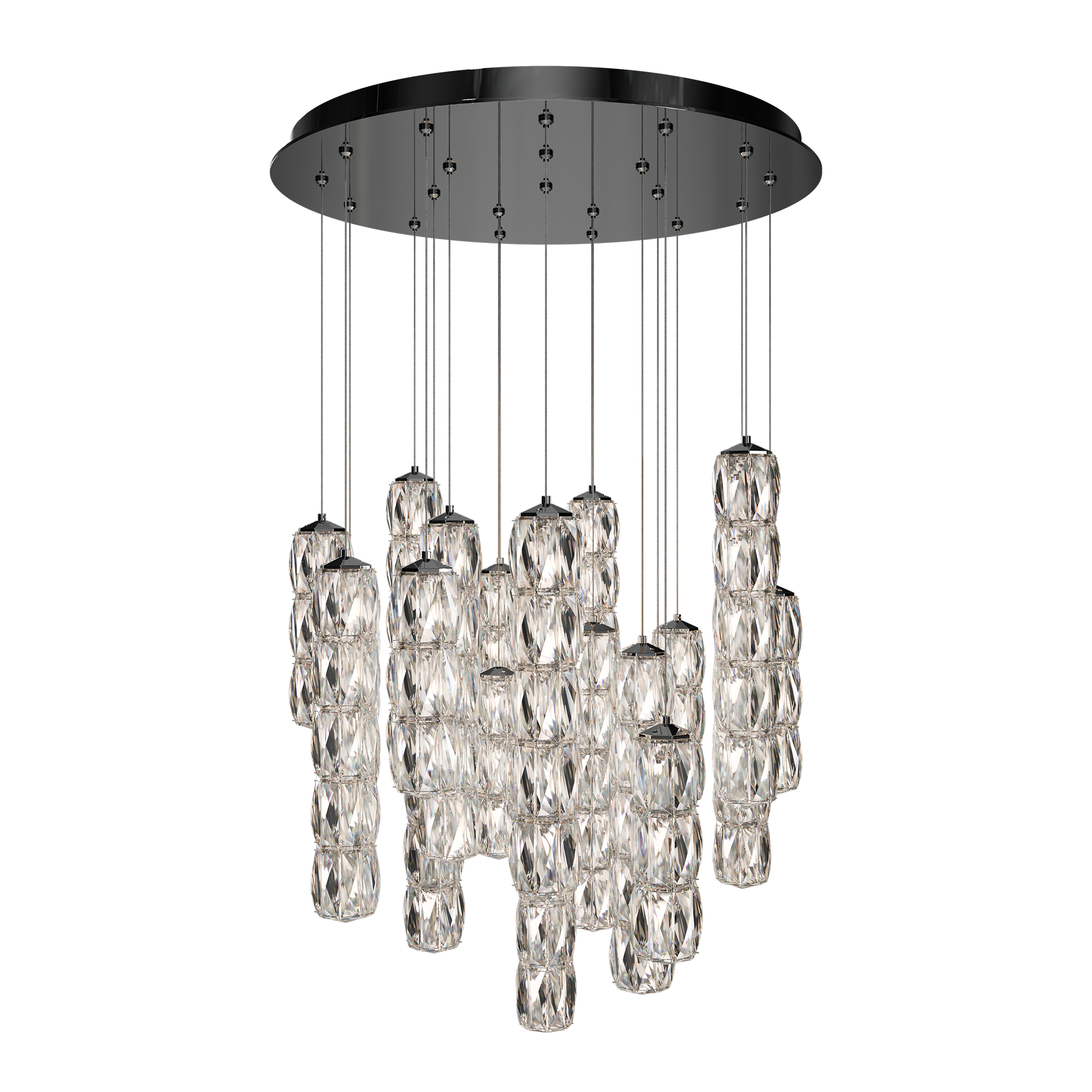 Schonbek Verve 21-Light Round Multi-Light Pendant