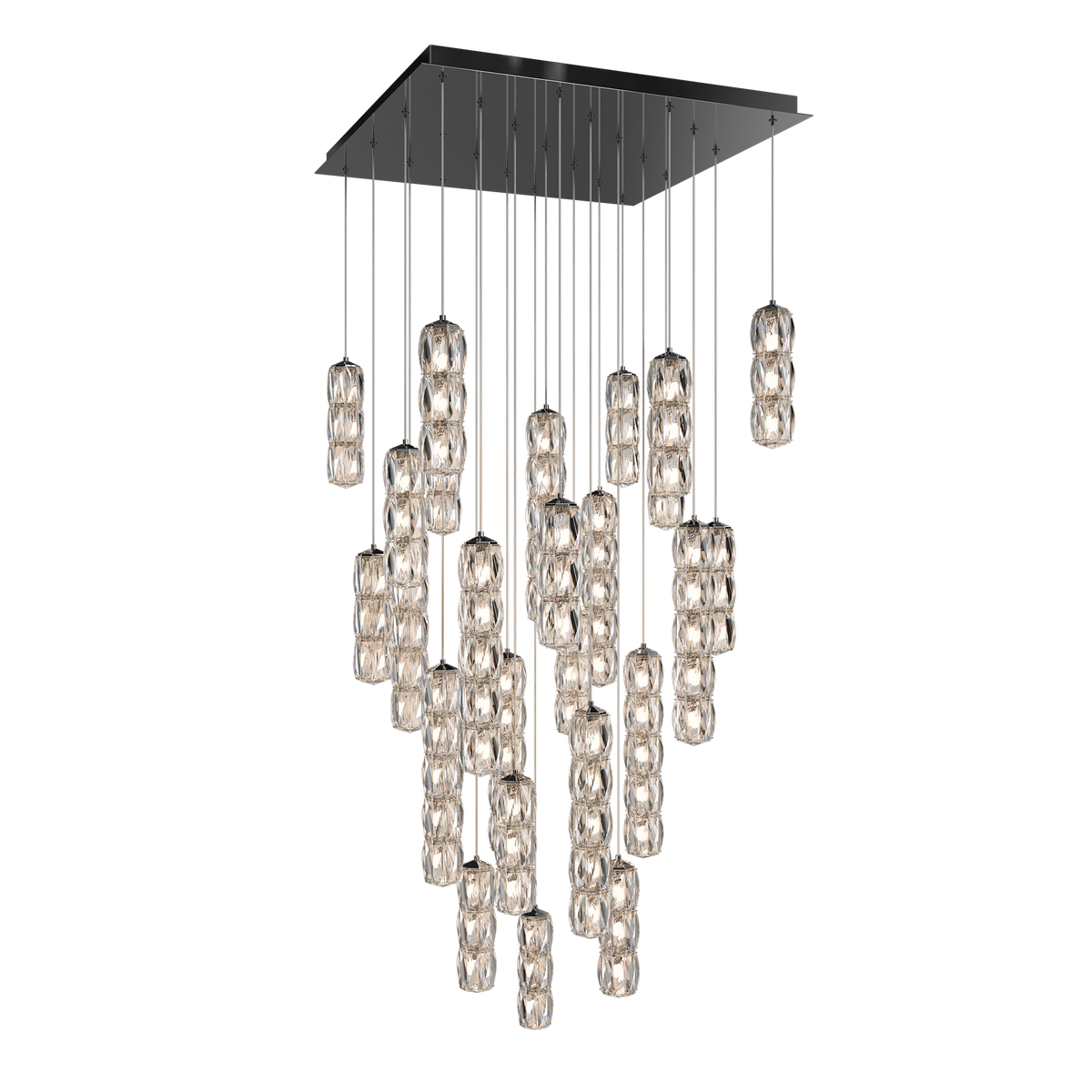 Schonbek Verve 25-Light Square Multi-Light Pendant
