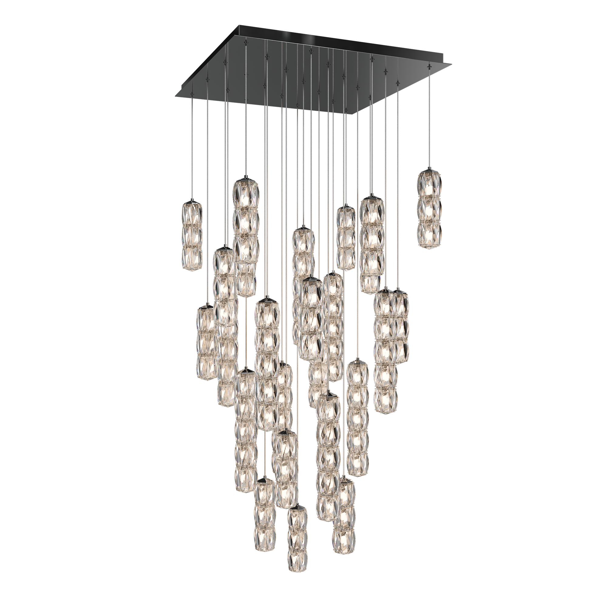 Schonbek Verve 25-Light Square Multi-Light Pendant