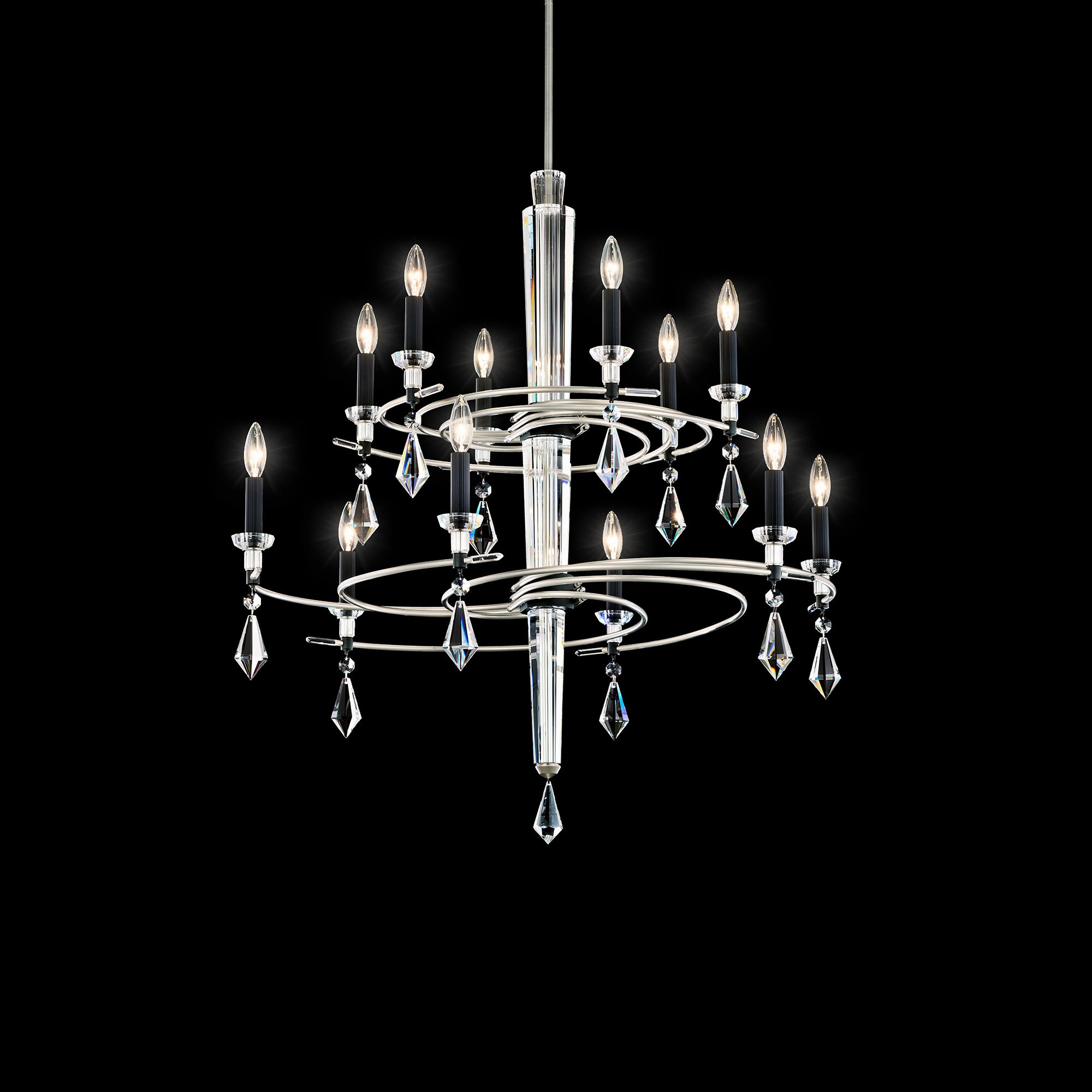 Schonbek Tempest 12-Light Two Tier Chandelier