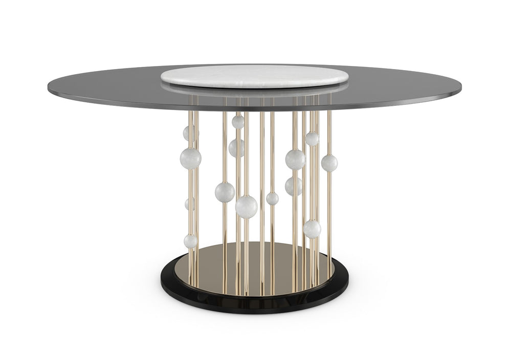 Caracole Signature Debut Lazy Susan Cocktail Table