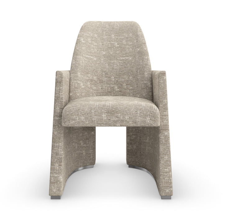 Caracole Signature Debut Astra Dining Arm Chair