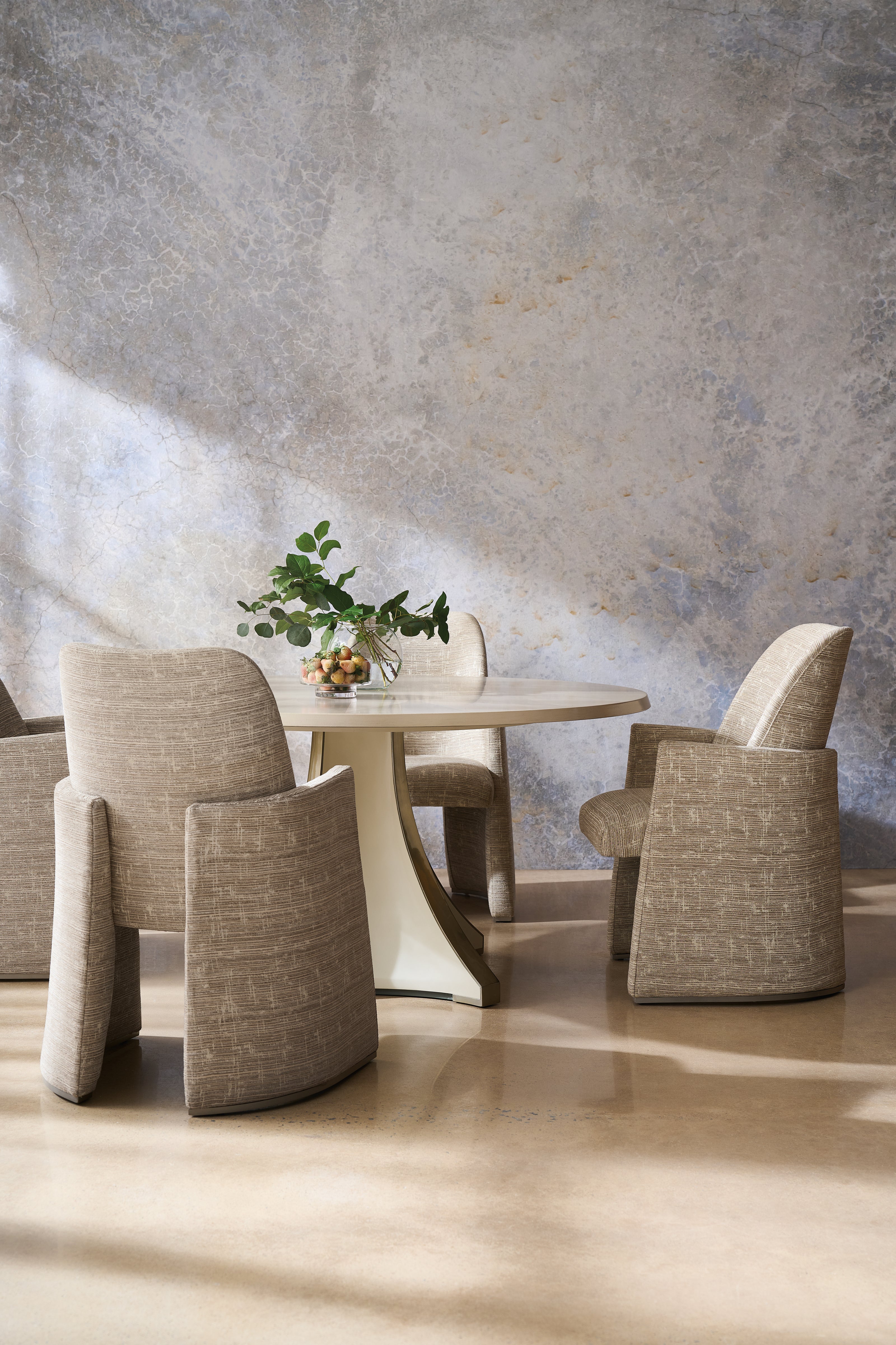 Caracole Signature Debut Astra Dining Arm Chair INV