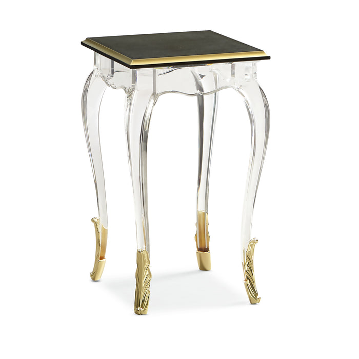 Caracole Signature Promethean La Petite Coquette Side Table DSC