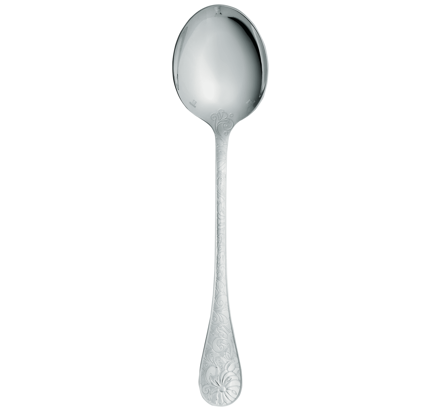 Christofle Jardin d'Eden Silver Plated Salad Serving Spoon