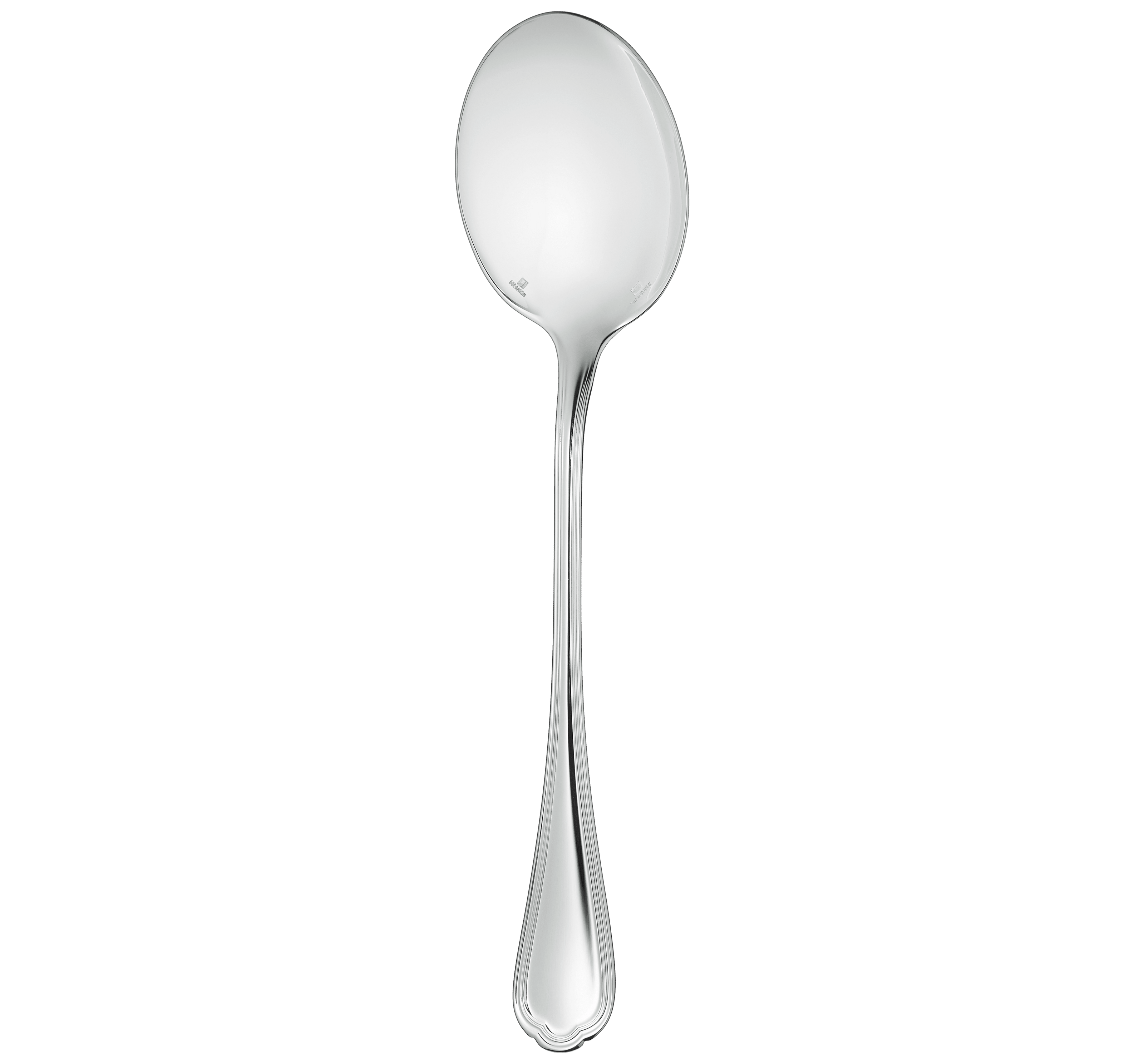 Christofle Spatours Silver Plated Salad Serving Spoon