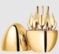 Christofle Mood Gold 24-Carat 24-Piece Gold Flatware Set