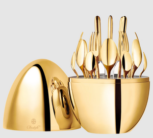 Christofle Mood Gold 24-Carat 24-Piece Gold Flatware Set