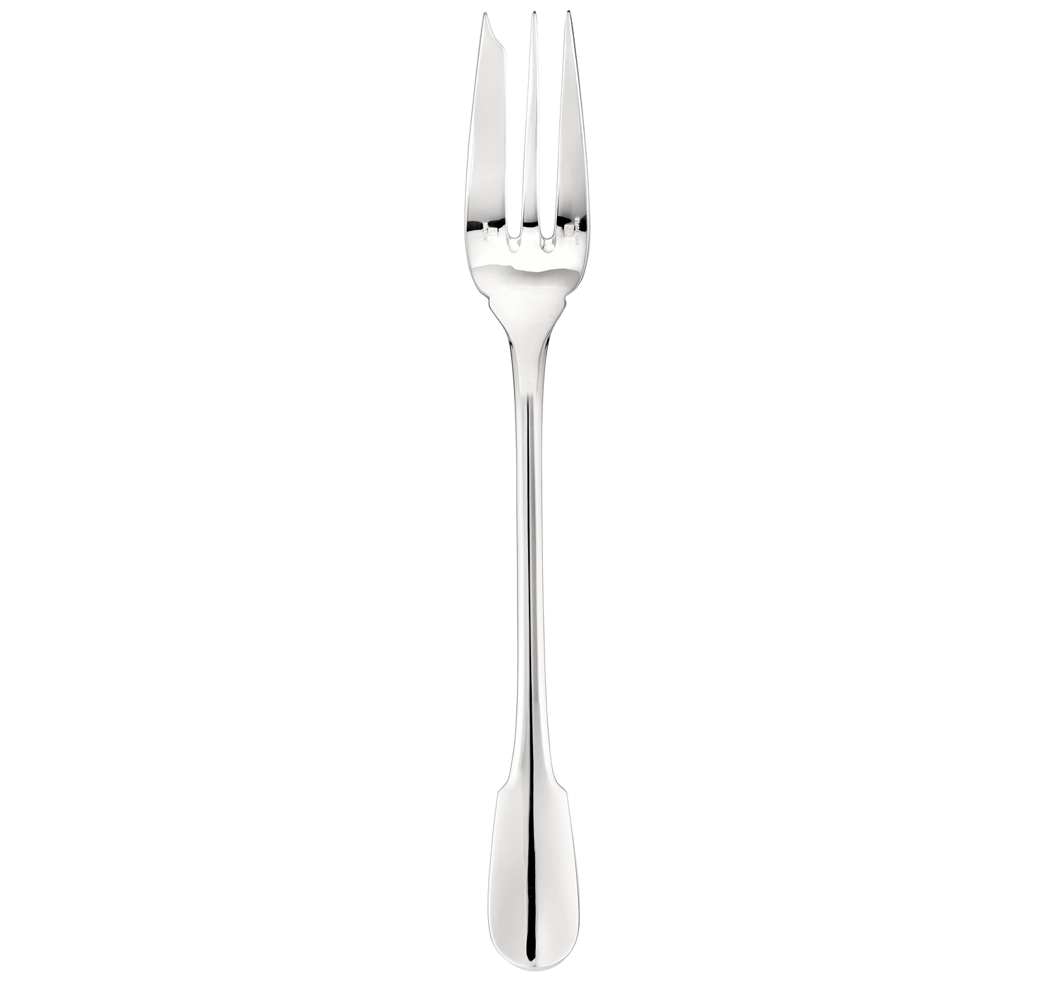 Christofle Cluny Silver Plated Serving Fork