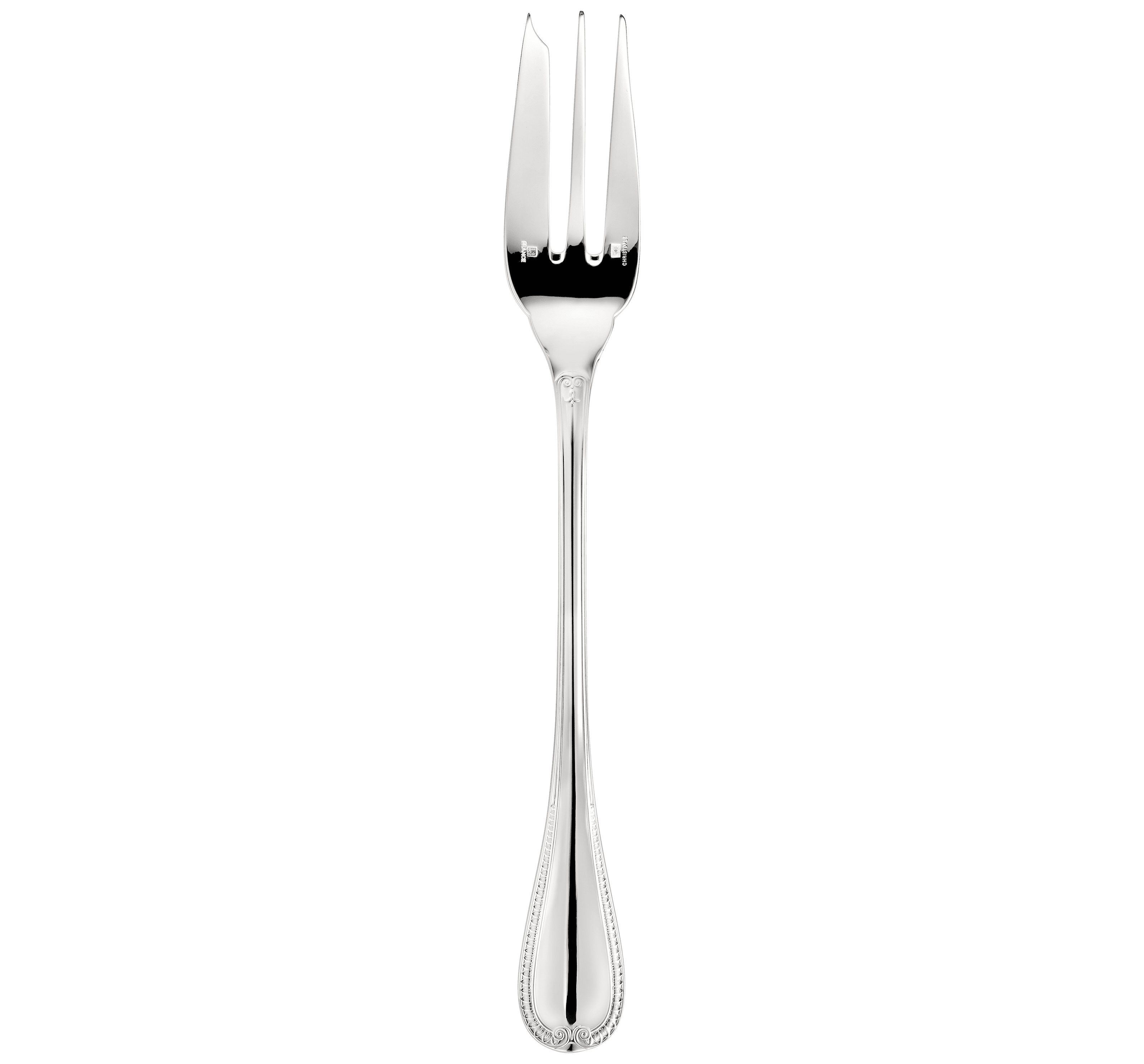 Christofle Malmaison Silver-Plated Serving Fork