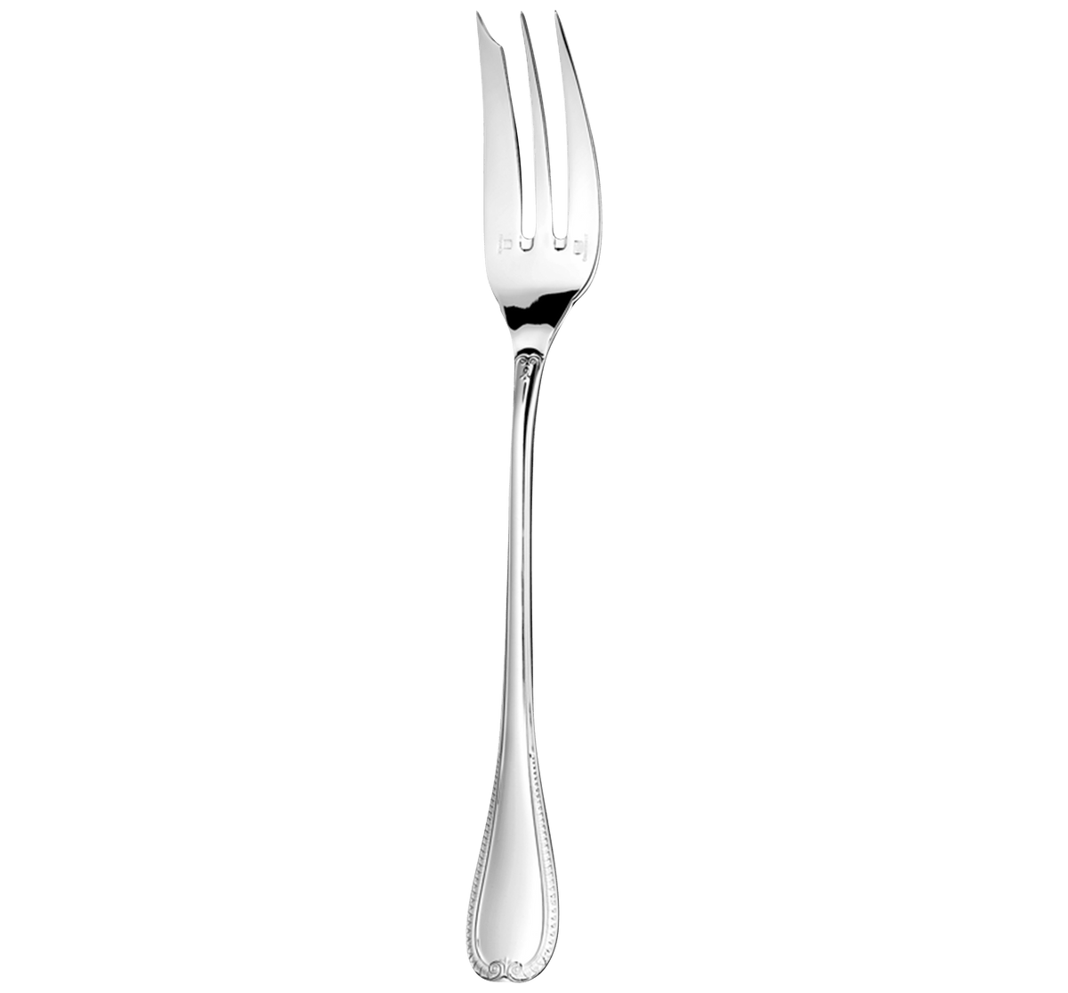Christofle Malmaison Sterling Silver Serving Fork