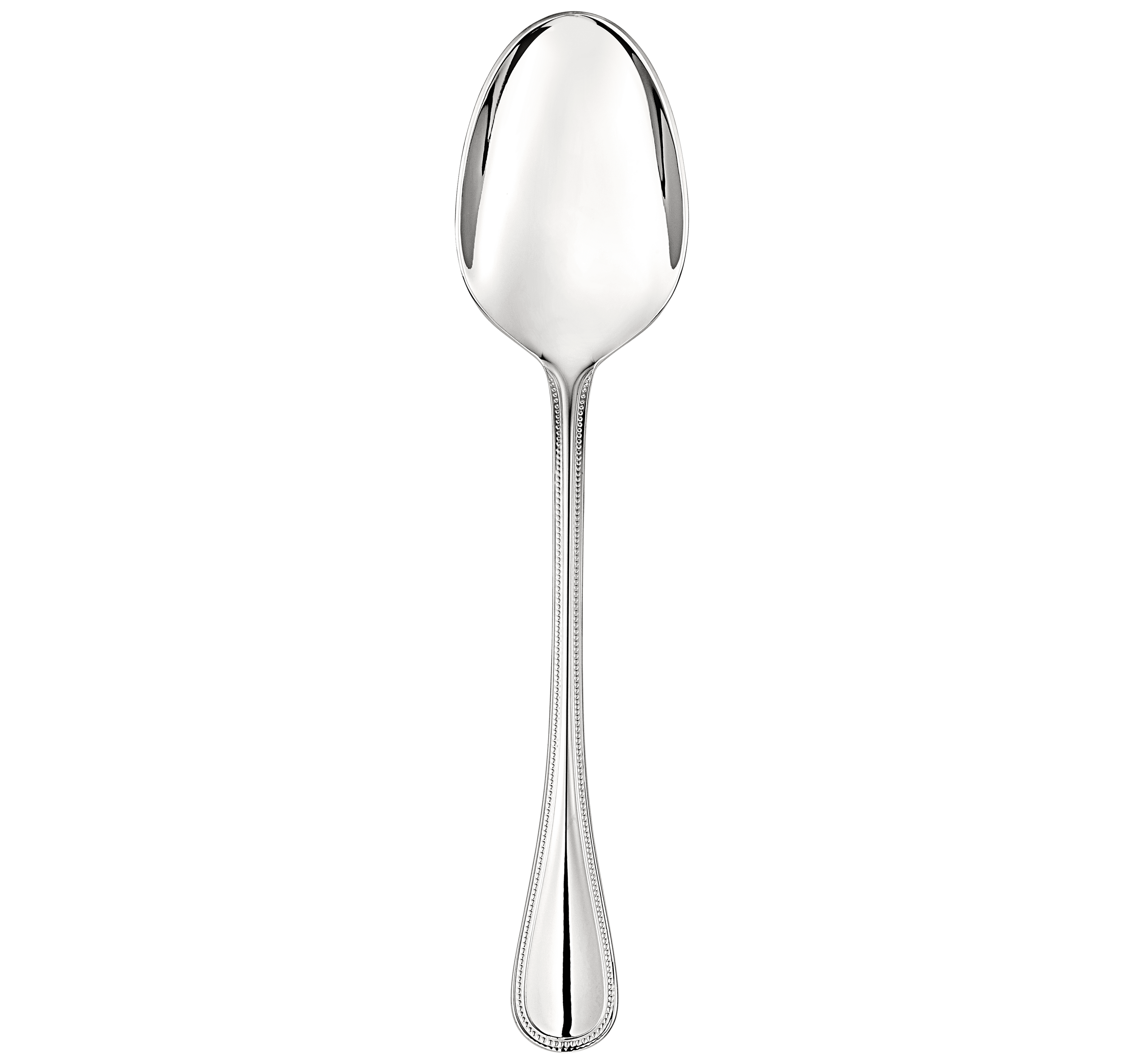 Christofle Steel Perles Stainless Steel Serving Spoon