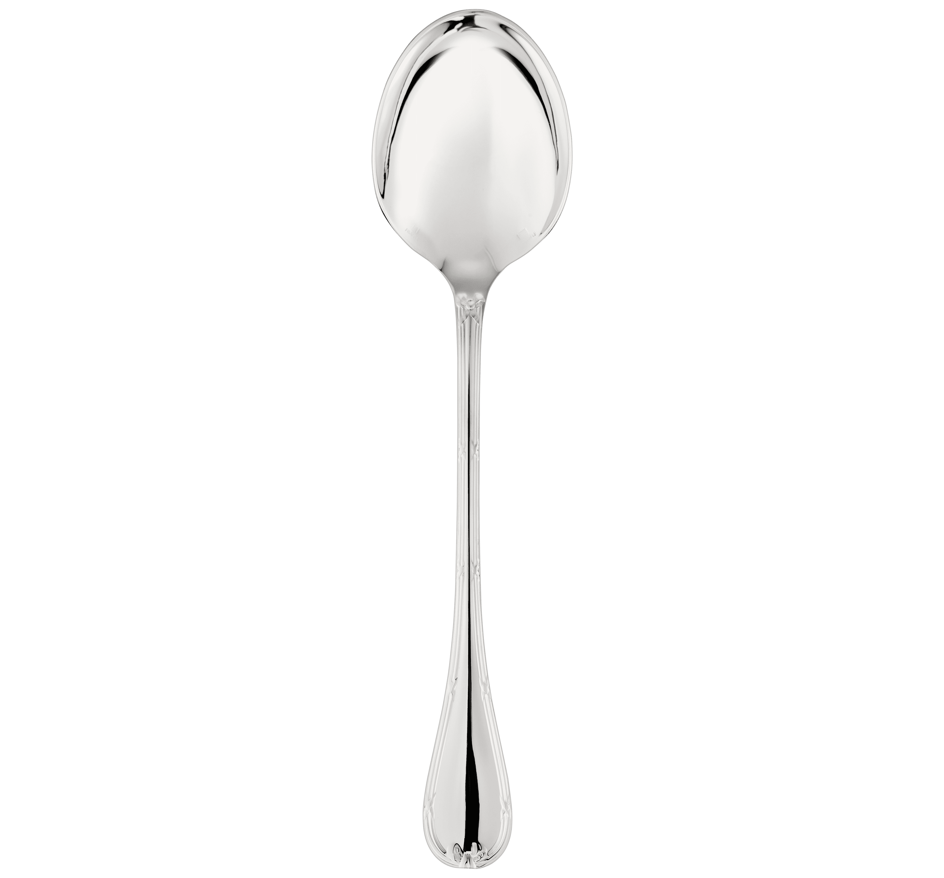 Christofle Rubans Silver Plated Serving Spoon