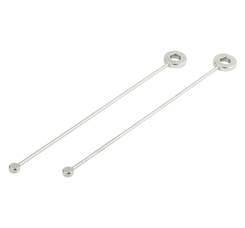 Christofle Oh de Christofle Stainless Steel Cocktail Stirrers - Set of 2