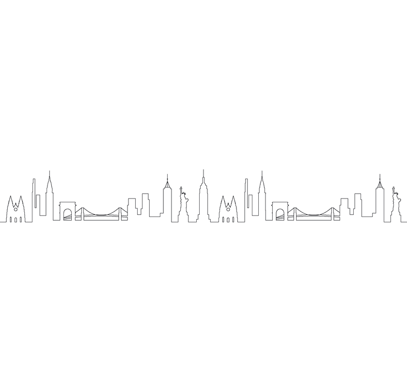 Christofle MOOD Silver Plated Coffee Skyline - 6 Pieces