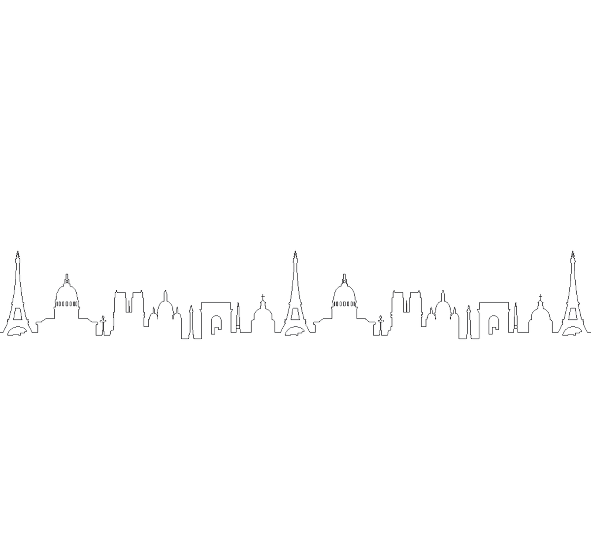 Christofle MOOD Silver Plated Coffee Skyline - 6 Pieces