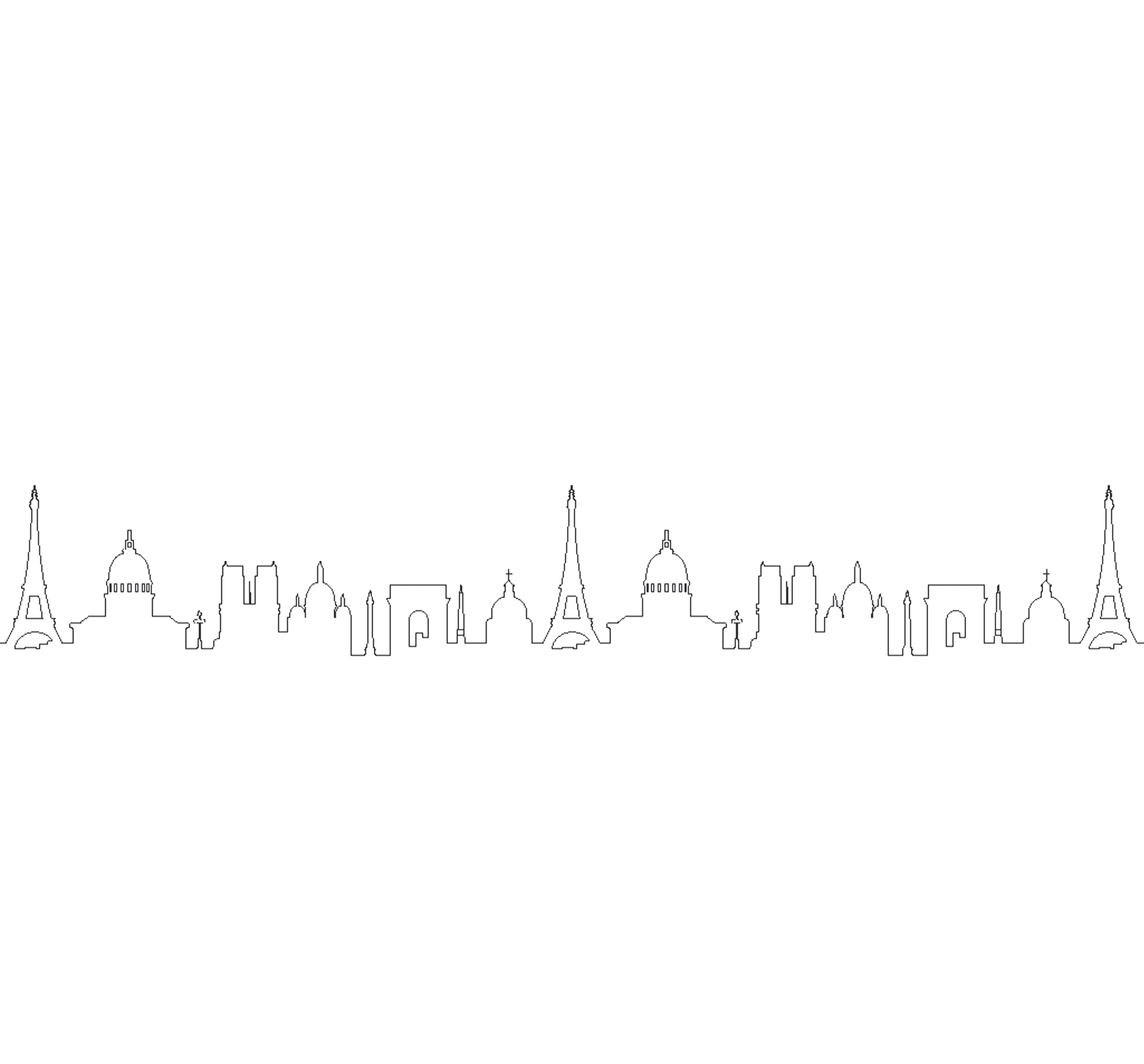 Christofle MOOD Silver Plated Coffee Skyline - 6 Pieces