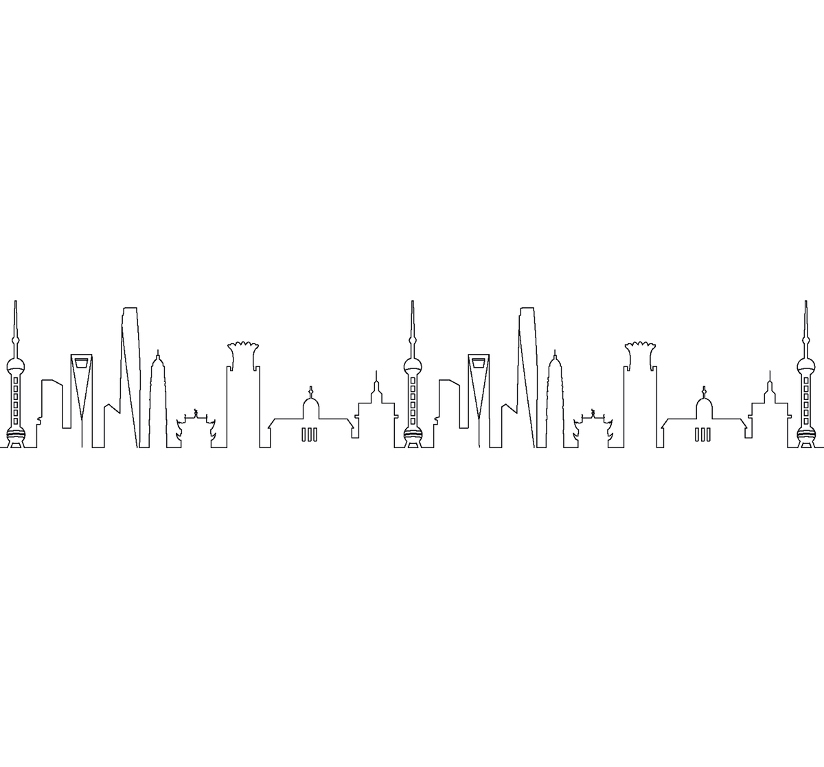 Christofle MOOD Silver Plated Coffee Skyline - 6 Pieces