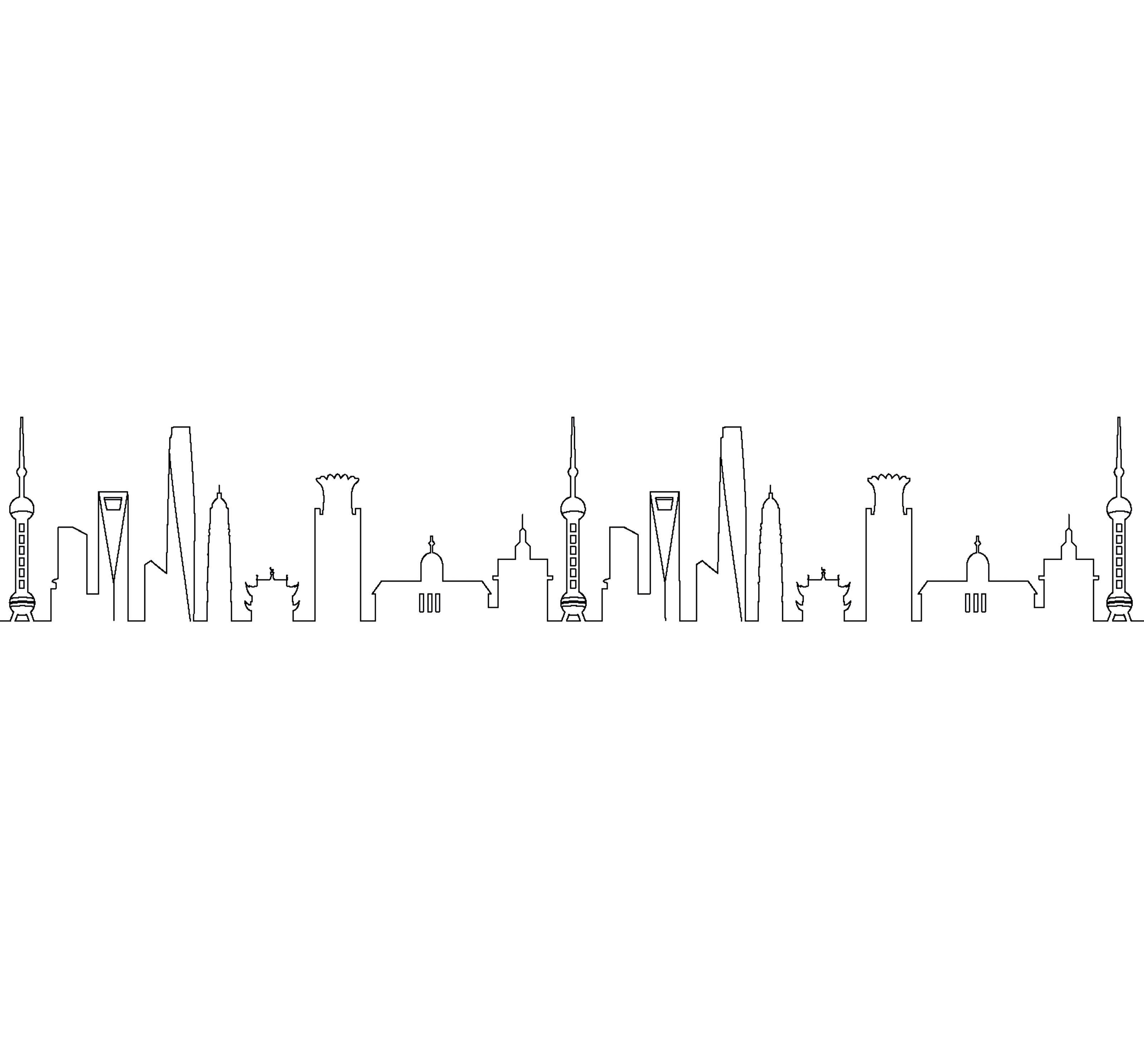 Christofle MOOD Silver Plated Coffee Skyline - 6 Pieces