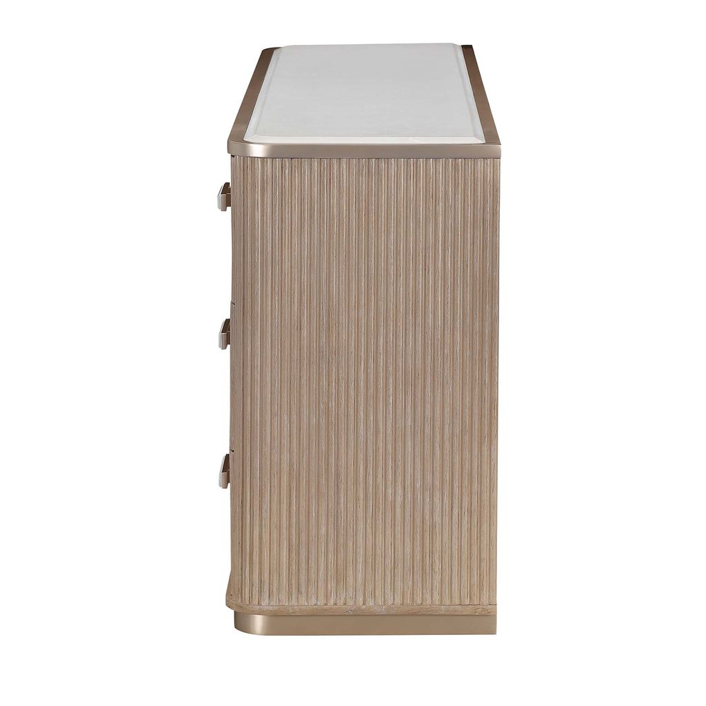Michael Amini West Kensington Dresser - Sea Salt Caramel